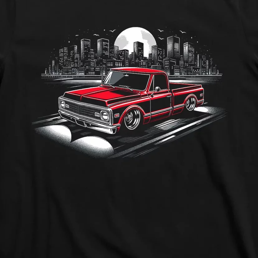 67 72 Classic C10 Pickup Truck Slammed Lowered Airride T-Shirt