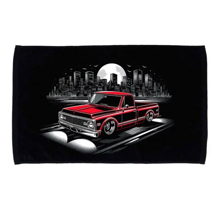 67 72 Classic C10 Pickup Truck Slammed Lowered Airride Microfiber Hand Towel