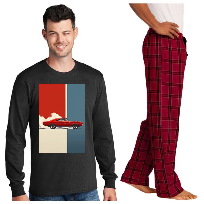 60s 70s Plymouth Road Runner Hemi The American Muscle Car Long Sleeve Pajama Set