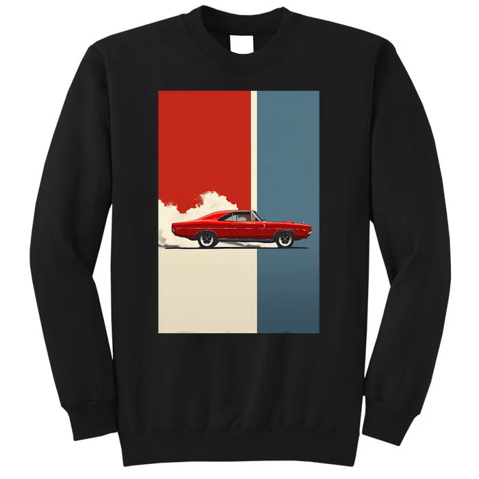 60s 70s Plymouth Road Runner Hemi The American Muscle Car Tall Sweatshirt