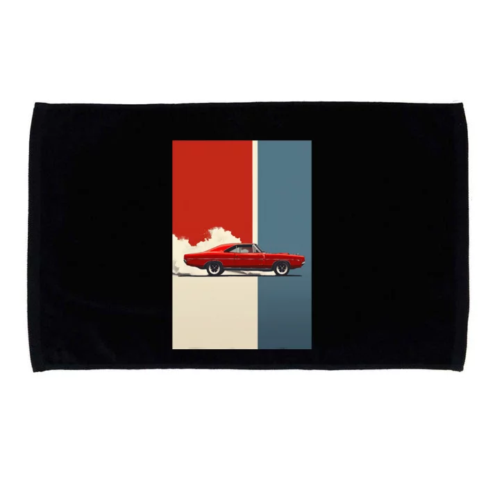 60s 70s Plymouth Road Runner Hemi The American Muscle Car Microfiber Hand Towel