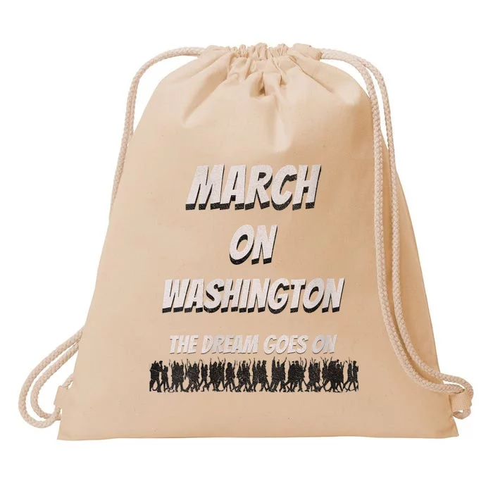 60th Anniversary March On Washington For Jobs And Freedom Drawstring Bag