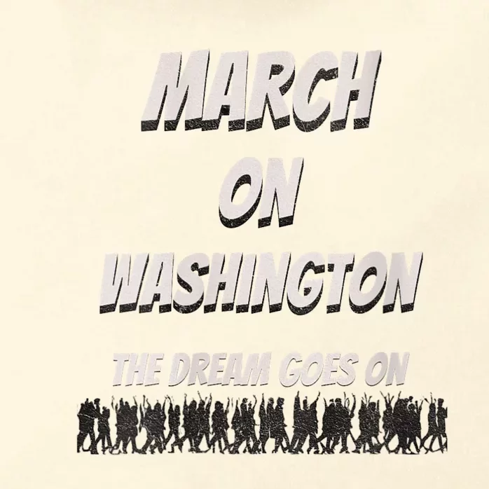 60th Anniversary March On Washington For Jobs And Freedom Zip Tote Bag