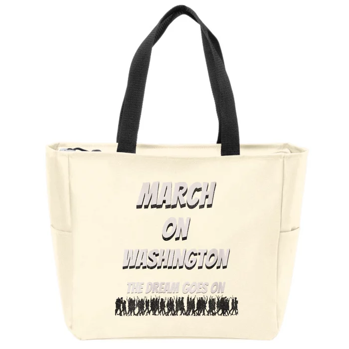 60th Anniversary March On Washington For Jobs And Freedom Zip Tote Bag