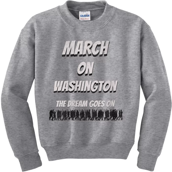 60th Anniversary March On Washington For Jobs And Freedom Kids Sweatshirt