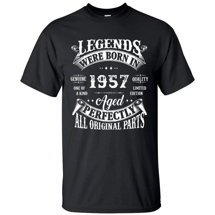 65 Birthday 1957 Gift Vintage 65 Birthday Tall T-Shirt