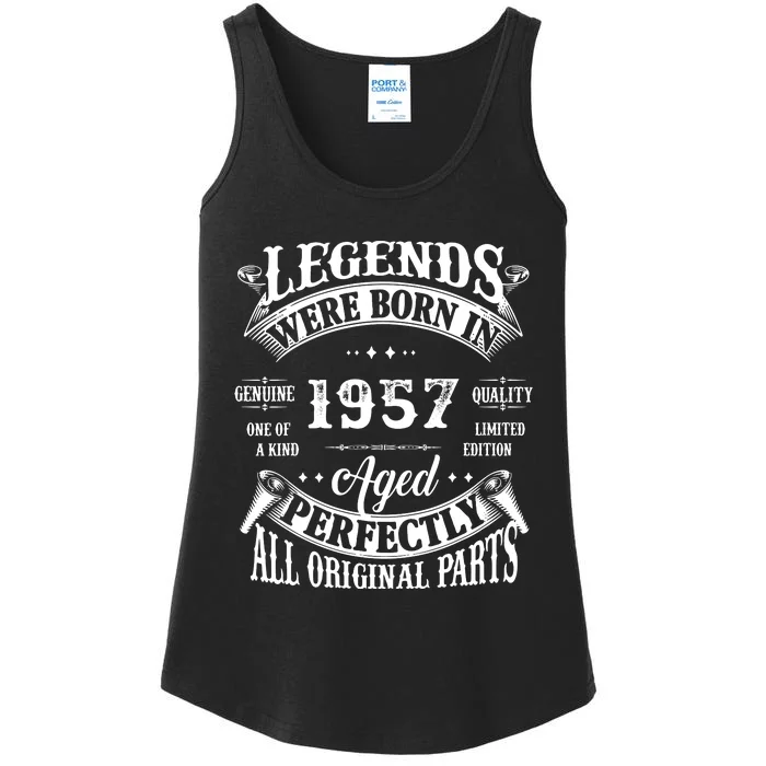 65 Birthday 1957 Gift Vintage 65 Birthday Ladies Essential Tank