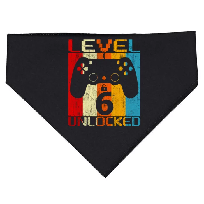 6th Birthday USA-Made Doggie Bandana