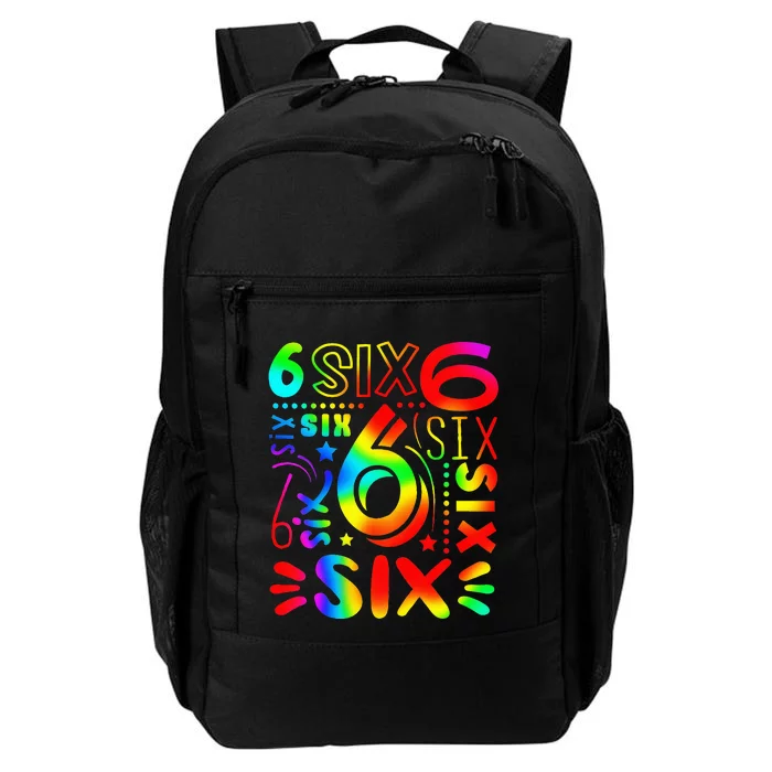 6th Birthday 6th Birthday funny Birthday Daily Commute Backpack