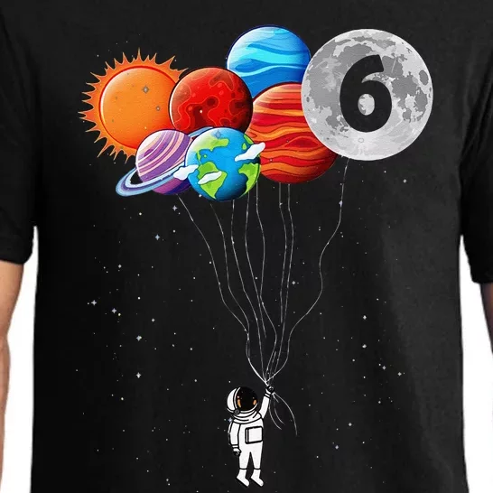 6th Birthday Astronaut 6 Year Old Birthday Pajama Set