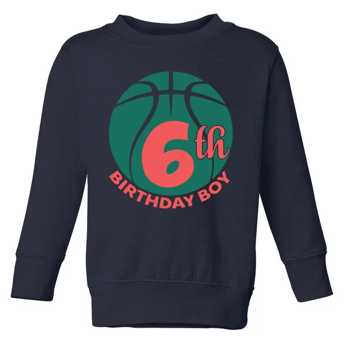 6th Birthday Boy Gift For Birthday Toddler Sweatshirt