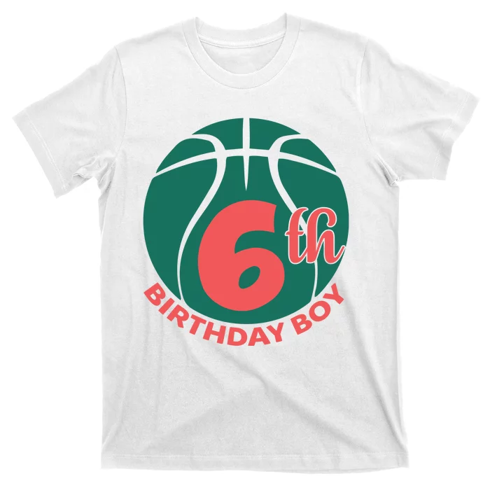 6th Birthday Boy Gift For Birthday T-Shirt