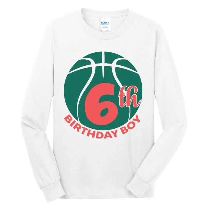 6th Birthday Boy Gift For Birthday Tall Long Sleeve T-Shirt