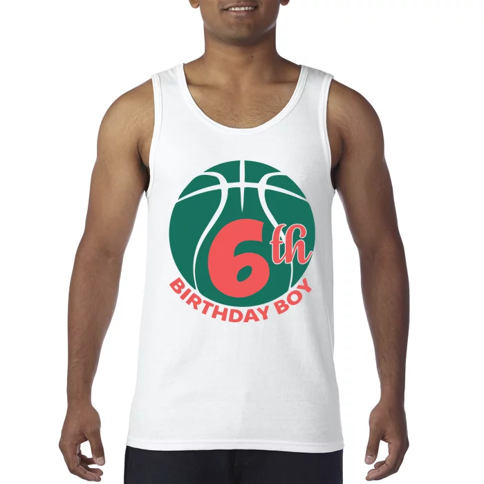 6th Birthday Boy Gift For Birthday Tank Top