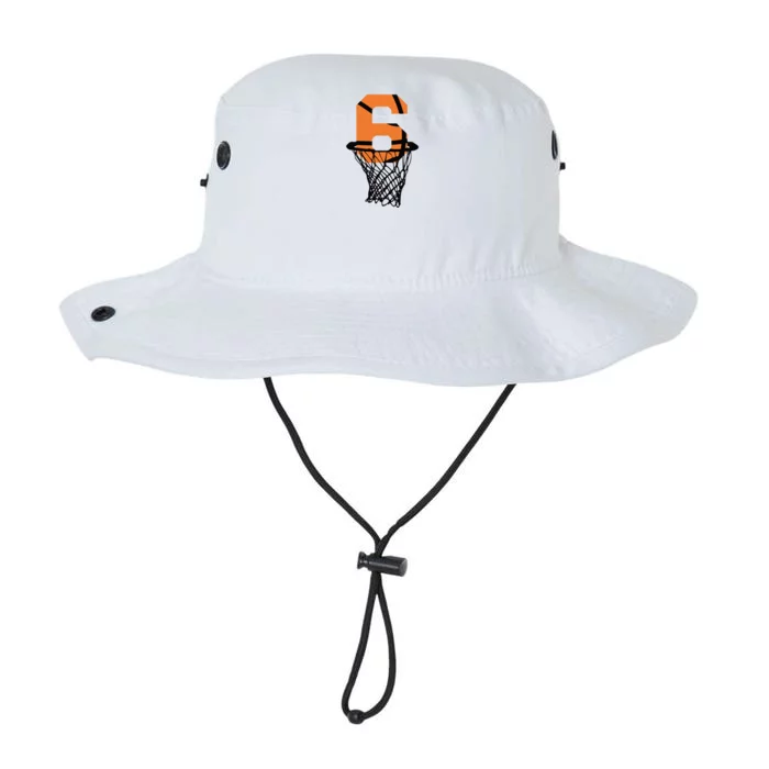 6th Birthday Basketball, Six Birthday, Basketball , Basketball Player Legacy Cool Fit Booney Bucket Hat