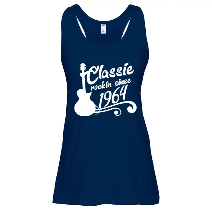 60th Birthday Classic Rockin Since 1964 Ladies Essential Flowy Tank