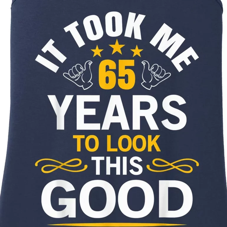 65th Birthday design Took Me 65 Years Old Birthday Ladies Essential Tank