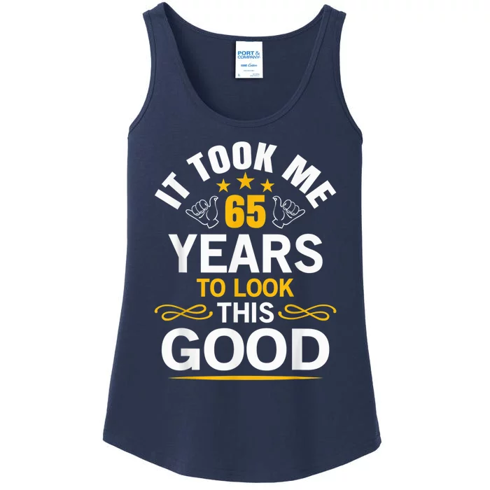 65th Birthday design Took Me 65 Years Old Birthday Ladies Essential Tank