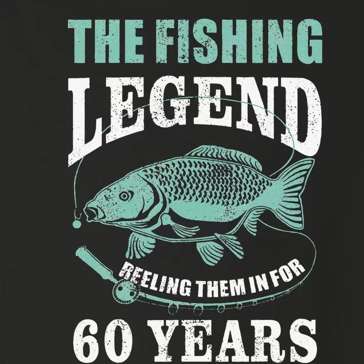 60th Birthday Fisherman Legend Angler 60 Years Fishing Toddler Long Sleeve Shirt