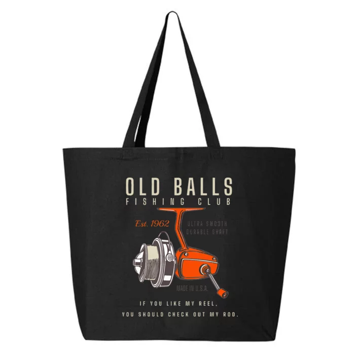 60th Birthday Fishing Pun Over The Hill 60 25L Jumbo Tote