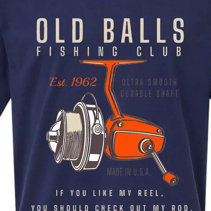 60th Birthday Fishing Pun Over The Hill 60 Sueded Cloud Jersey T-Shirt