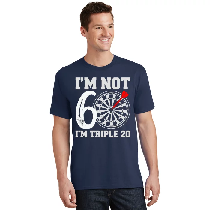 60th Birthday Funny Triple 20 Darts T-Shirt