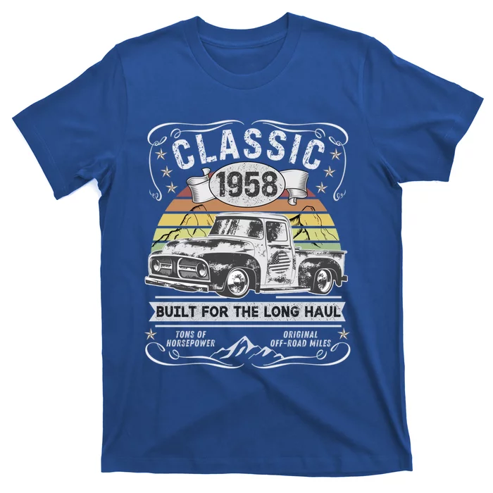 65th Birthday Gift Pickup Truck Born 1958 Gift T-Shirt