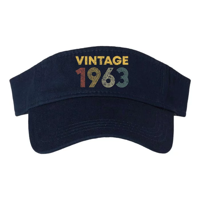 60th Birthday Gift Vintage 1963  Wo 60 Years Old Valucap Bio-Washed Visor