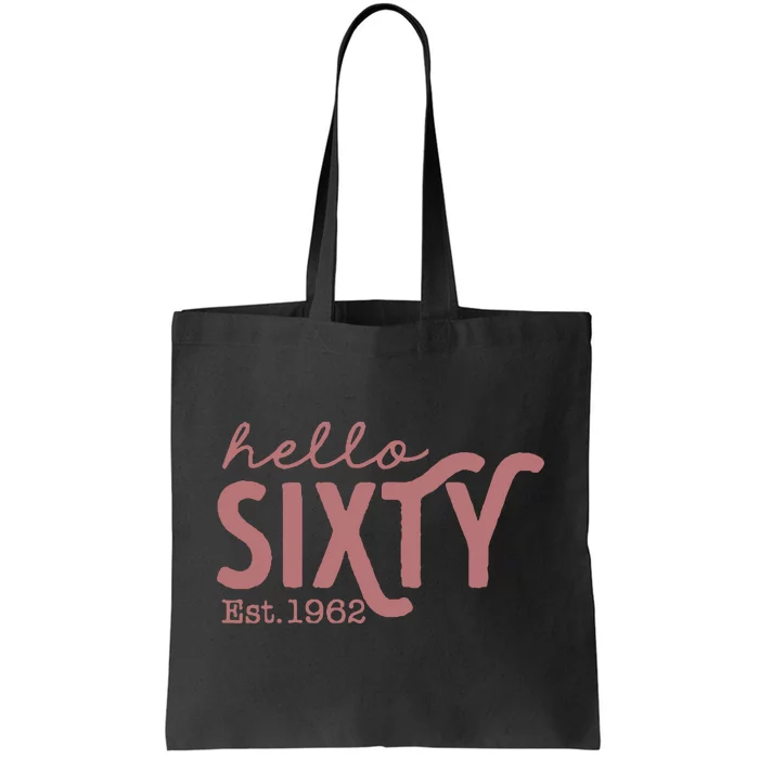 60th Birthday Gift Vintage 1962 Tote Bag