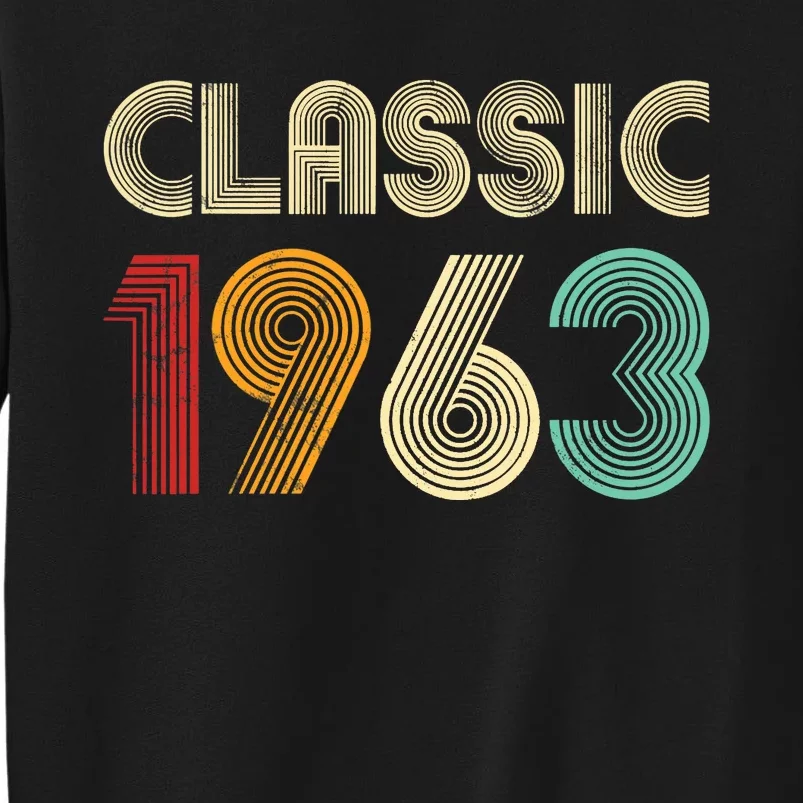 60th Birthday Gift Classic 1963 60 Years Old Tall Sweatshirt