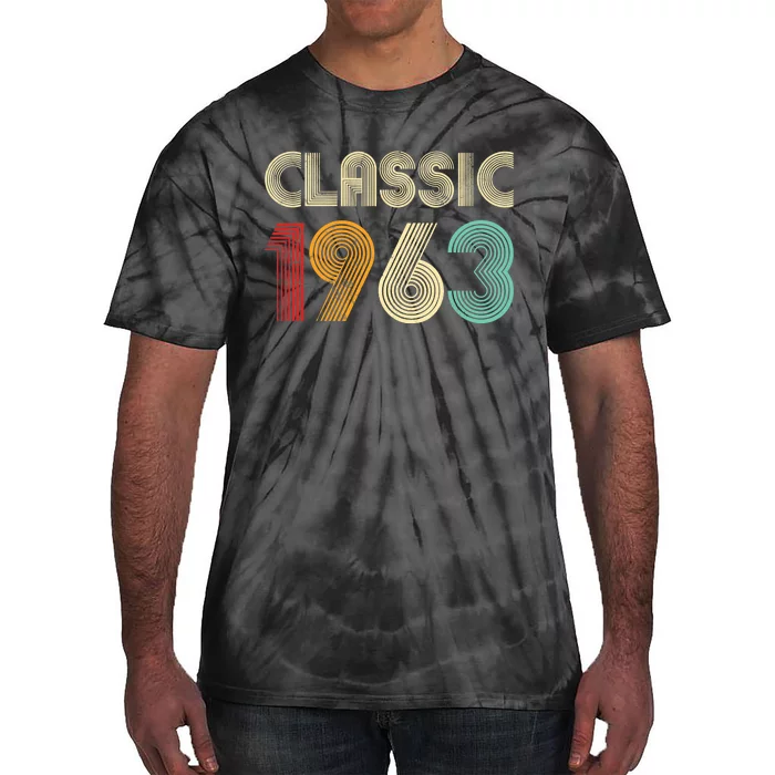 60th Birthday Gift Classic 1963 60 Years Old Tie-Dye T-Shirt