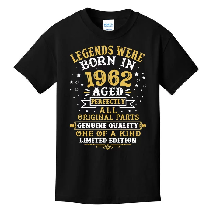 60th Birthday Gift Vintage 1962 Kids T-Shirt