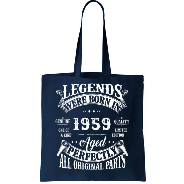 63rd Birthday Legend Were Born 1959 Vintage 1959 Tote Bag