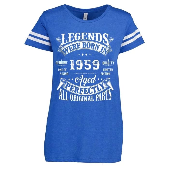 63rd Birthday Legend Were Born 1959 Vintage 1959 Enza Ladies Jersey Football T-Shirt