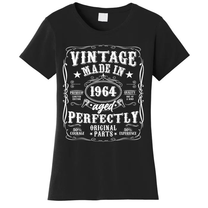 60th Birthday Man Woman 60 Years 1964 Decorative Funny Gift Women's T-Shirt