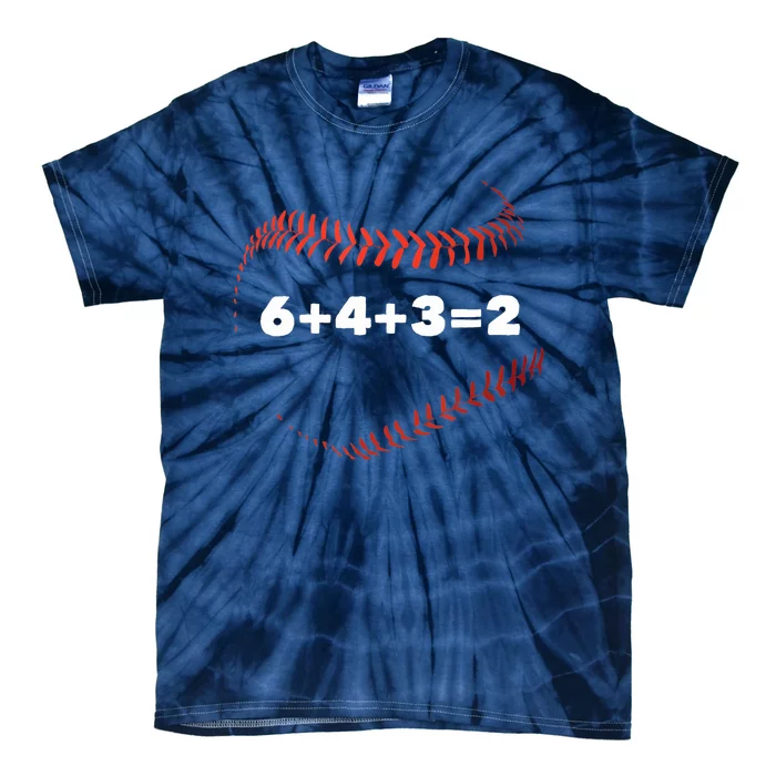 6432 Baseball Math Tie-Dye T-Shirt