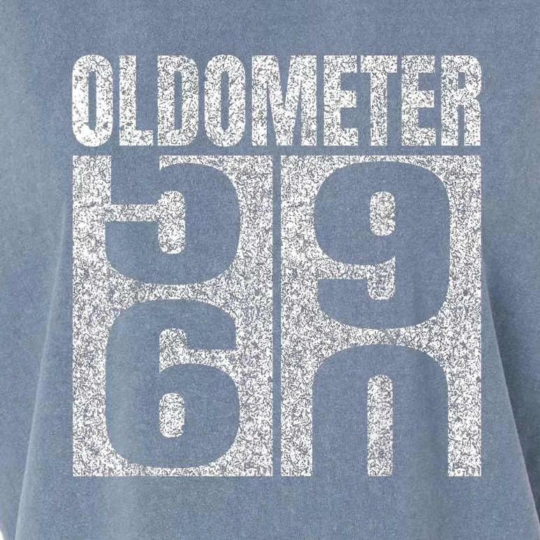 60th Birthday Oldometer 59-60 Vintage Funny Gifts M.e.n WoM.e.n Garment-Dyed Women's Muscle Tee