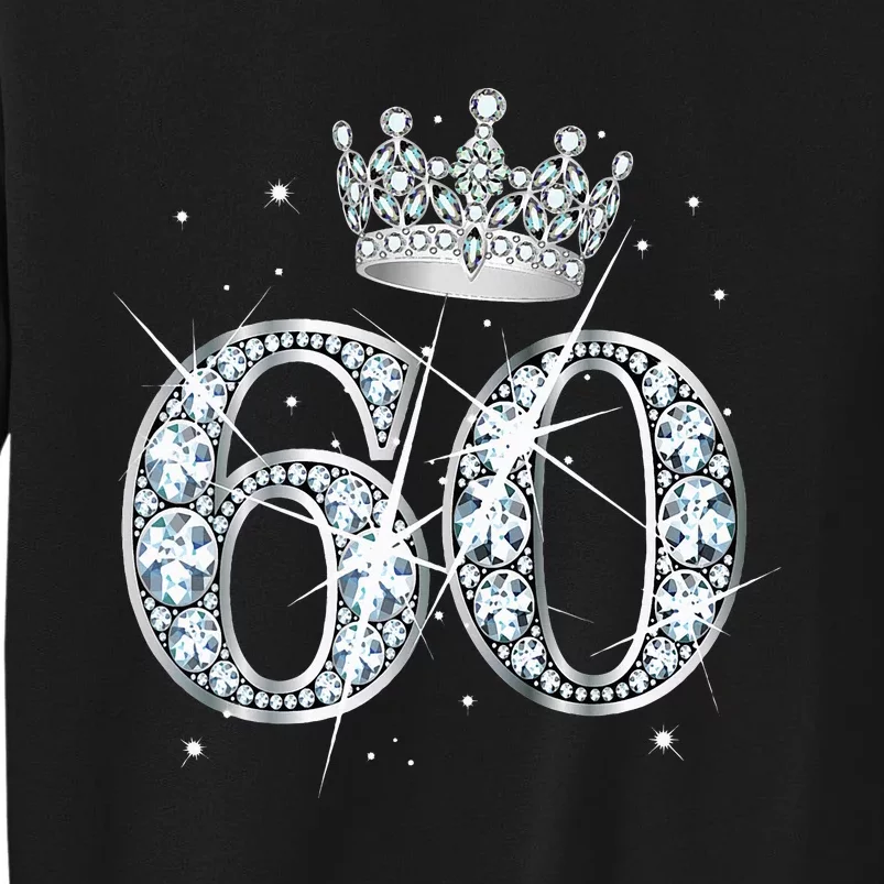 60th Birthday Queen diamond crown 60 Year Old Gifts Sweatshirt