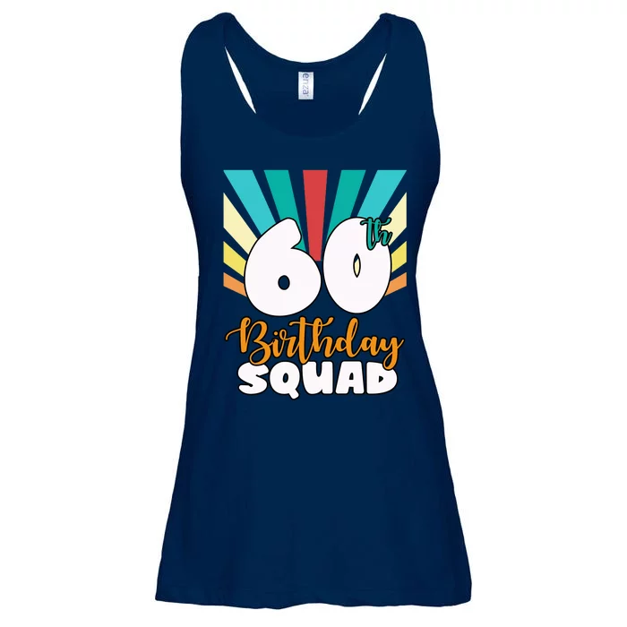 60th Birthday Squad 60 Years Old Ladies Essential Flowy Tank