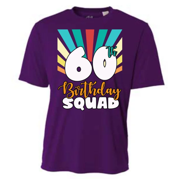 60th Birthday Squad 60 Years Old Cooling Performance Crew T-Shirt