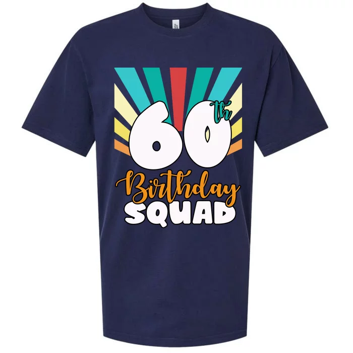 60th Birthday Squad 60 Years Old Sueded Cloud Jersey T-Shirt