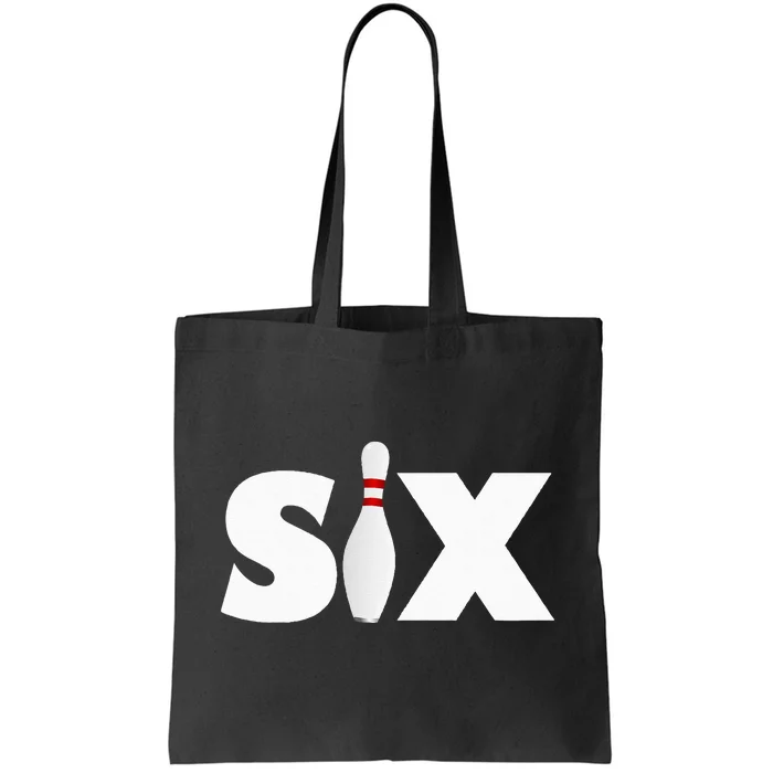 6th Birthday Six 6 Years Old Bowling Party 2013 Birthday Tote Bag