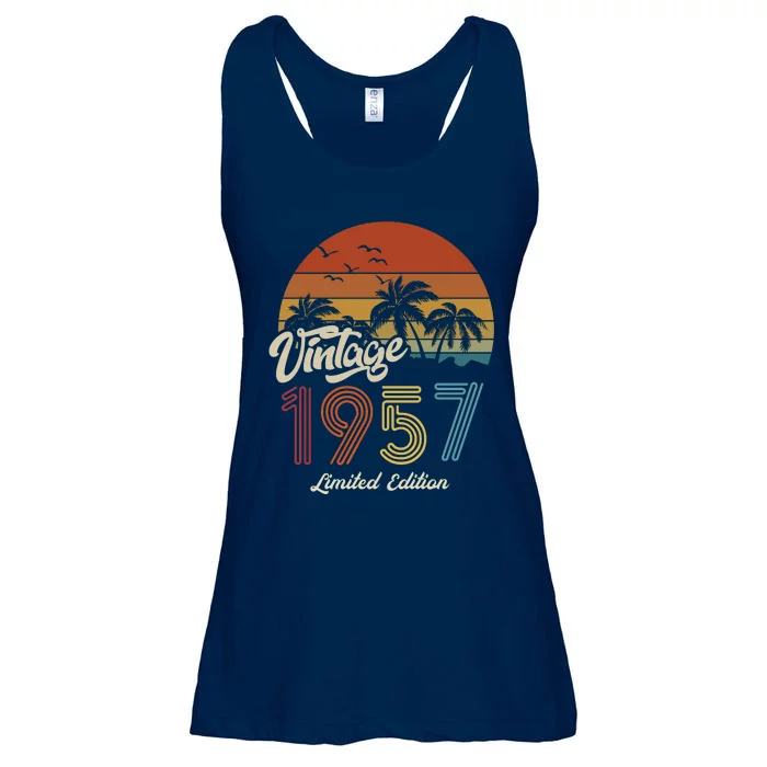 66th Birthday Vintage Limited Edition 1957 Ladies Essential Flowy Tank