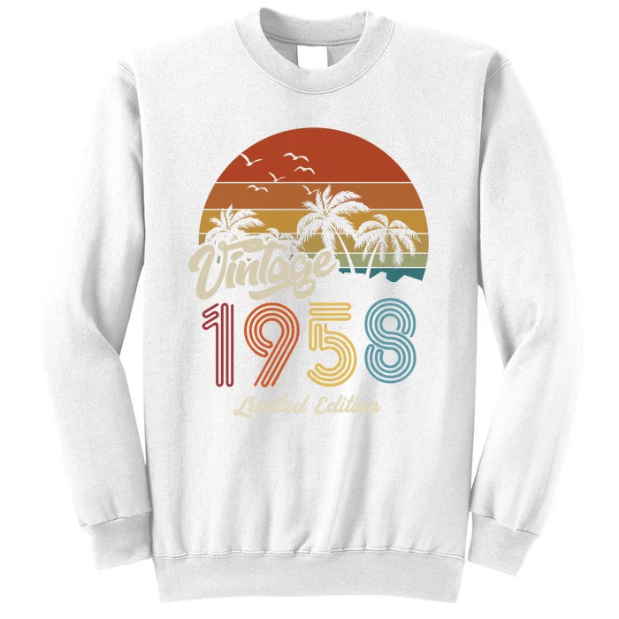 65th Birthday Vintage Limited Edition 1958 Sweatshirt