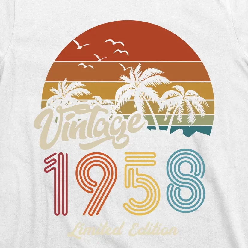 65th Birthday Vintage Limited Edition 1958 T-Shirt