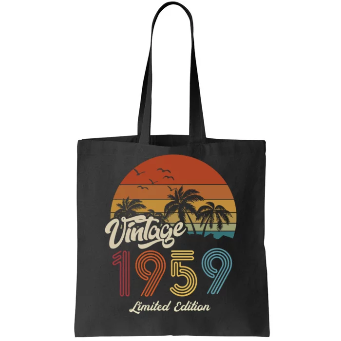 64th Birthday Vintage Limited Edition 1959 Tote Bag