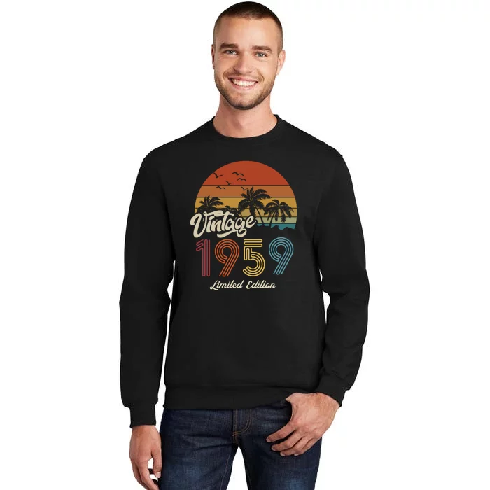 64th Birthday Vintage Limited Edition 1959 Tall Sweatshirt