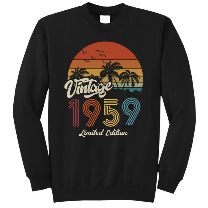 64th Birthday Vintage Limited Edition 1959 Tall Sweatshirt