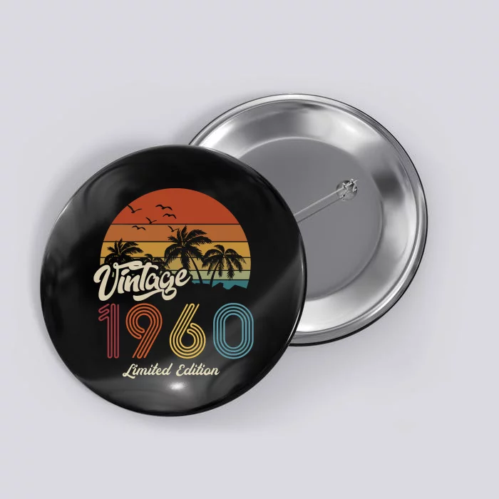 63rd Birthday Vintage Limited Edition 1960 Button