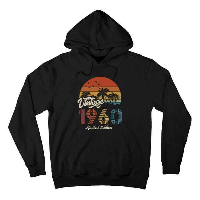 63rd Birthday Vintage Limited Edition 1960 Tall Hoodie